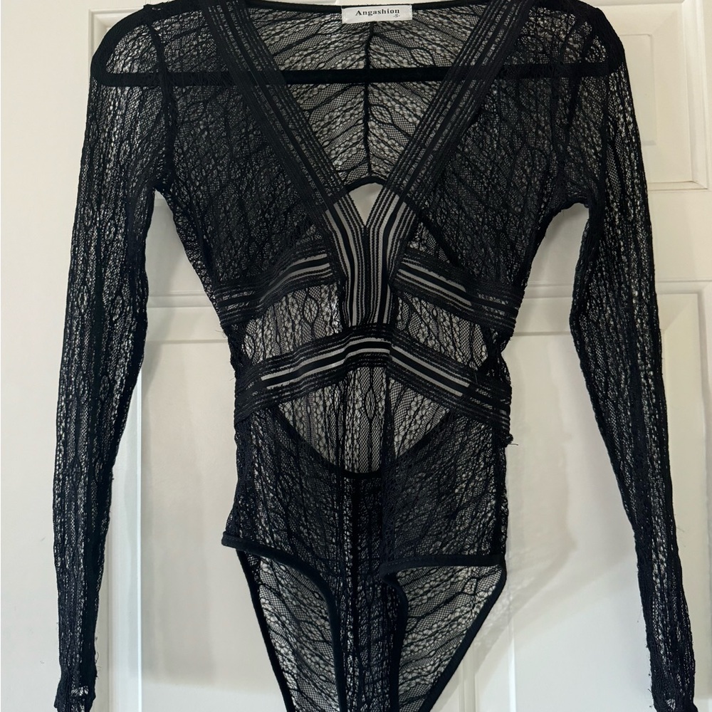 Black Lace Lingerie 
Size Small